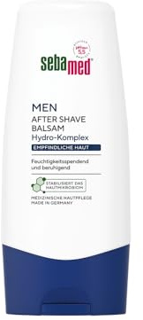 SEBAMED for Men After Shave Herren Balsam, Hydro-Komplex hilft gegen Rasurbrand, Reizlinderung dermatologisch bestätigt zu 100%*, feuchtigkeitsspendend und beruhigend