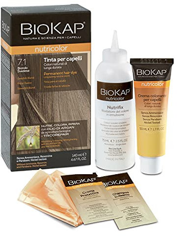 Biokap Tinte Swedish Blond Dye Rubio Seco 71, 140 ml, Pack de 1