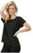 ONLY Onlmoster S/s O-Neck Top Noos JRS T-Shirt, Noir (Black Detail: Solid Black), 38 (Taille Fabricant: Small) Femme