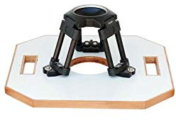 PROAIM 100mm Hi-Hat Bowl Mount mit Board für Low-Angle-Shots | Montage in engen Räumen, wo Stative nicht passen; nutzbar am Boden, im Auto, auf Leitern oder überall für niedrige Winkel