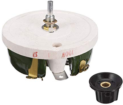 sourcing map Drahtgewickelter Keramik Potentiometer variabel Rheostat Widerstand 100W 1K Ohm