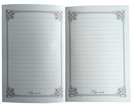 LinYesh Paper Refills Inserts für Retro Vintage PU Leder Zahlenschloss Tagebuch Schreiben Notebook, 120Sheets/240Pages, 190x130mm