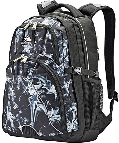 High Sierra Swerve Laptop-Rucksack, Black Steam/Black (Schwarz) - 53665-7602, 19 x 13 x 7.75-Inch
