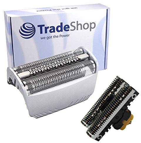 Hochwertiges Kombipack Scherfolie 30s + Klingenblock kompatibel mit Braun 4840 4845 4875 4876 5301 5491 5492 5493 5494 5495 5713 5714 5715 5716 Rasierer