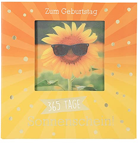 Depesche 11130-040 3D Klapp-Karte mit Musik und Licht, Glückwunsch-Karte zum Geburtstag, ca. 15,5 x 15,5 cm groß, Geburtstags-Karte inkl. passendem Umschlag, innen und außen bedruckt