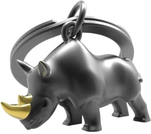 METALMORPHOSE - Porte-clés Rhinocéros noir - MTM271-01
