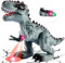 TOEY PLAY Kinder Dinosaurier Spielzeug Tyrannosaurus Rex mit Gehen und Brüllen, Licht, Elektrisch Dino Roboter, T-Rex Figuren Lernspielzeug für Kleinkinder Jungen Mädchen ab 3 4 5 Jahre