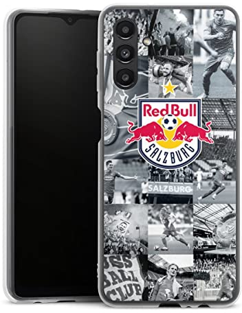DeinDesign Silikon Hülle kompatibel mit Samsung Galaxy A13 5G Case transparent Handyhülle FC Red Bull Salzburg Red Bull Salzburg