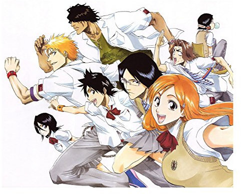 French Unicorn Poster Poster Bleach Anime Japanese Dark Zeichnung Manga