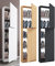 VCM Holz Schuhschrank | Maße: H. 180 x B. 50 x T. 17 cm | 2 Drehtüren - Fulisa XL
