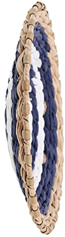 Garneck Wall hanging decoration rattan woven placemats seagrass basket wall art Nordic style hanging ornament woven baskets living room decorative plates cattail grass wicker