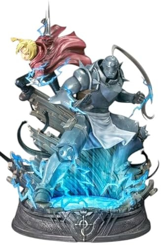 PRIME 1 STUDIO Fullmetal Alchemist - Edward und Alphonse Elric - Diorama Statue aus Harz 56 cm Maßstab 1/4