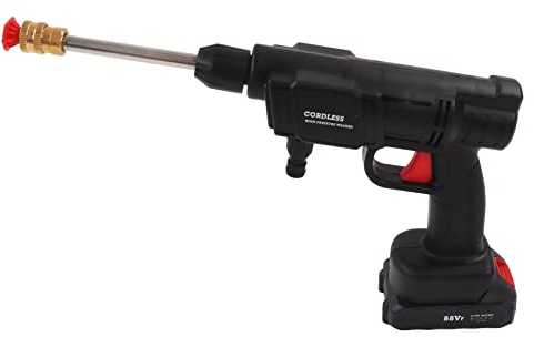 Cordless Pressure Washer, Cordless Portable Car High Pressure Washer Spray Water Gun, Multifunctional Electric Portable Pressure Washer 100‑240V (UK Plug)