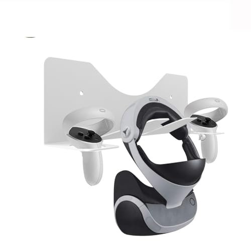 JOYSOG VR Halter Ständer Wandhalterung Aufbewahrungshaken für Meta Quest 3 / für Oculus Quest 2 Vive Virtual Reality Headsets Controller