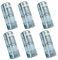 1/8 Zoll NPT Standard-Fettpressenspitzen, passend für Milwaukee-Fettpressenspitzen und alle 0,3 cm NPT-Gewinde, Fettpressen-Armaturen, Fettpressen-Kupplung (Silber, 6 Stück)