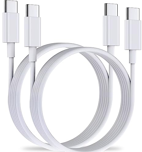iPhone 15 ladekabel,USB C Kabel 2Stück 1M 60W USB C auf USB C Schnellladekabel PD3.0 USB C Ladekabel Für iPhone 15/15Pro/15ProMax,Samsung S23/S22/S21 Serie, Huawei Typ-C-Geräten usw