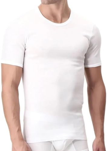 PEROFIL Set di 3 Magliette T-Shirt 100% Filoscozia Girocollo Mezza Manica (7 (XXL))