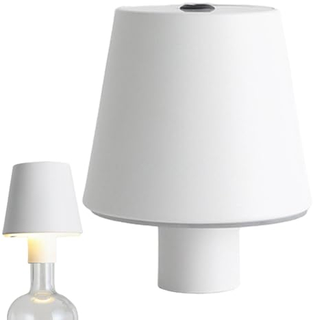 Generico lampada LED per bottiglia, Lampada da Tappo per Bottiglia, Lampada da Tavolo Senza Fili Dimmerabile 3 Colori - IP54 Impermeabile Comando a Tocco per Interno Esterno Famiglia Ristorante Bar