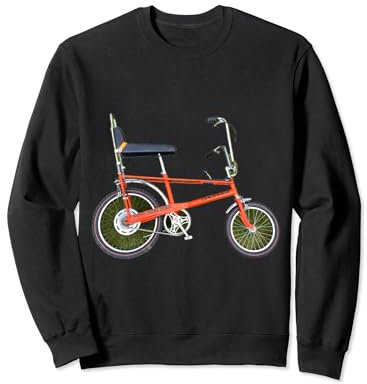 Mk 1 Raleigh Chopper Orange 1970s Retro Vintage Bike Sweatshirt