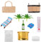 Shirene Miniatur dekorative Sauna Zubehör Set,11 Stück Mini dekorative Sauna Zubehör Mini Strand Zubehör Mini dekorative Sauna Zubehör Set ist geeignet für Foto Requisiten und Dekorationen