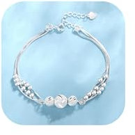 925 Sterling Silber Armband für Damen, Armschmuck, Kann Abgestimmt Werden Armband, in Schmuck Geschenk für Sie Frauen Freundin mama