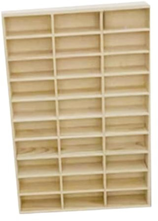 Harilla Spielzeugauto-Aufbewahrung, Modellauto-Vitrine, 30 Gitter, Spielzeug-Organizer, Regal-Display-Rack, Action-Figuren-Display für