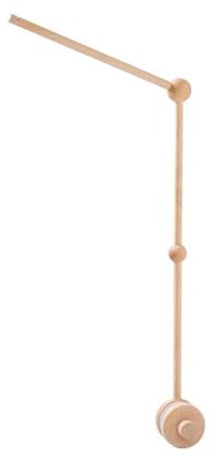 PandaEar Mobile Halterung aus Holz für Babybett & Wickeltisch – Mobile Arm aus Buchenholz mit rutschfester Befestigung – Mobile Aufhängung für Kinderbett & Babyzimmer Deko