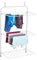 Taylor & Brown 3 Tier Over The Door Hanging Clothe Airer, 12m Drying Space, Foldable Laundry Drying Rack, Easy to Pull and Open Clothe Airer indoor/Outdoor, Space Saving