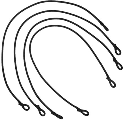 HOMSFOU 4stücke Hochwertige Trampolin Elastikseile Elastische Gummiseile Für Sicheres Trampolin-Netz Strapazierfähige Bungee-Kabel Für Optimale Nutzung Und Einfache Installation