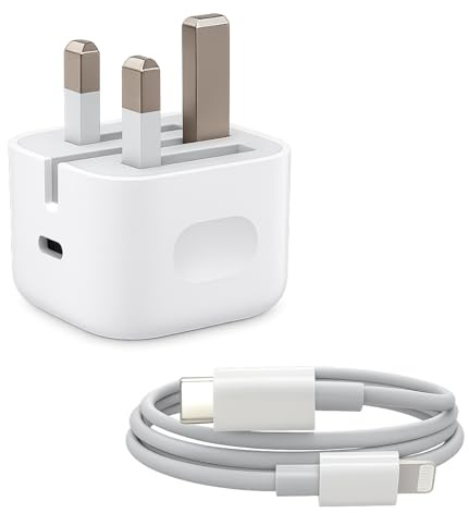 20W Fast Charger Plug and Cable 6FT, PD 3.0 USB C Adapter Wall Charger Compatible with Phone 14, 13, 12 Series and Other Devices Supporting Fast Charge Technology