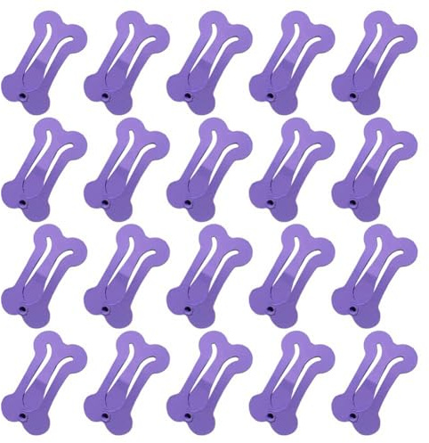 Aboiled Cute Dog Hairpin Colorful Bone Shape Hairpin Pet Small Dog Hair Clips for Chihuahua Pug Grooming Dog Accessories -F