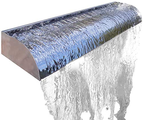 Köhko Wasserfall Victoria 30 cm aus Edelstahl Hochglanz Aquafall