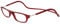 TBOC Lesebrille Lesehilfe für Herren und Damen – Dioptrien +4.00 Bordeaux Fassung Brillen mit Stärke Faltbare Einstellbare Trend Frau Mann Senior Magnetverschluss Clip Alterssichtigkeit Presbyopie