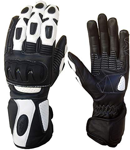 PROANTI Damen Motorradhandschuhe Ladies Racing Motorrad Handschuhe Gr. S-L