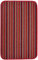 Dandy by William Armes, Ios Stripe Indoor Washable Rug, Red, 80 x 50