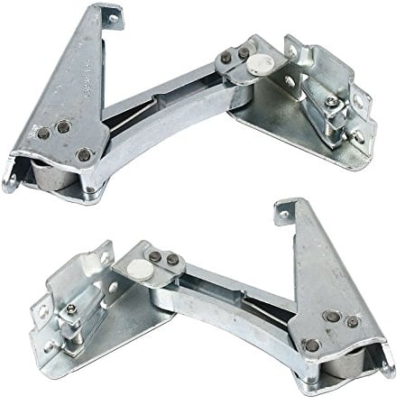 MasterPart Top/Bottom Left/Right Pair of Door Hinges For Indesit Ingol Integrated Fridge Freezers