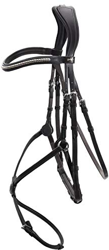 Schockemöhle Trense Rio mexikanischer Zaum schwarz (Warmblut)