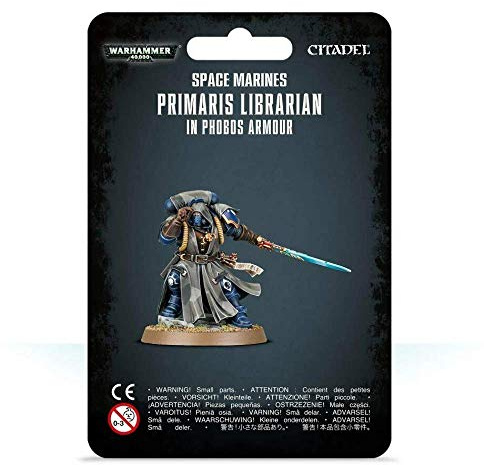 Games Workshop - Warhammer 40,000 - Space Marines Primaris Librarian In Phobos Armour, Grey