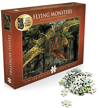 Flying Monsters with David Attenborough 1,000 piece Jigsaw puzzle & DVD