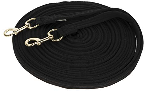 Covalliero Kerbl 3222120 Soft-Doppellonge 17m, schwarz