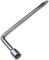 AERZETIX - C47164 - Steckschlüssel radentferner sechskant 17mm - L-griff - länge 330mm - aus Cr-V stahl