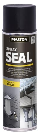 MASTON Leak Stop Spray and Seal Fix Instant Waterproof Sealant for Gutter Caravans Tents etc.500ml (Dark Brown)