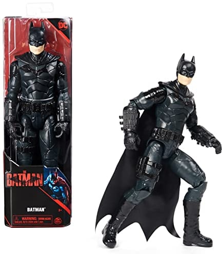 Spin Master Batman The Batman 30cm Batman-Actionfigur mit Stoffumhang im authentischen Batman-Kinofilm-Look