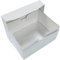 Culpitt 18 x 14 (457 x 355mm) Cake Board & White Cake Box Combo, Oblong Silver Fern Cake Drum With Matching Box, 0.5'' (13mm) Thick, Rectangular Cake Transport, Single Pack