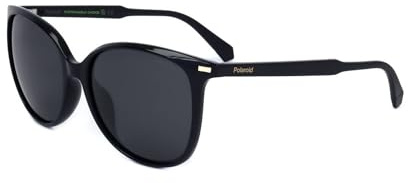 Polaroid Pld 4125/g/s 807/M9 BLACK Sunglasses Women's Injected, Standard, 57