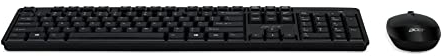 Acer Combo 100 - Wireless Teclado AKR900 + Wireless Raton AMR920 (Bluetooth, USB-A, 43,7 x 12,6 x 2,2 CM, 630g) Negro - Teclado QWERTY Español