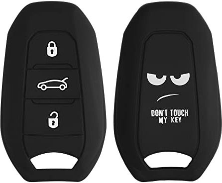 kwmobile Silicone Key Fob Cover Compatible with Opel 3 Button Car Key Smart Key only Keyless Go