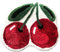Forssils Cherry Badematte für Badezimmer, rutschfest, niedliche Badematten, Obstform, saugfähiger Badteppich, Badezimmer, Badewanne, Plüsch, Duschvorleger, waschbarer Teppich für Kinderzimmer