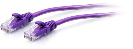 C2G 2.1M (7Foot) CAT6A Extra Flexible Slim Ethernet Cable, Ideal for use with Router, Modem, Internet,Wifi boxes, Xbox, PS5, Smart TV, SKY Q, IP Camera. Delivering Ultra Fast Internet Speeds. PURPLE