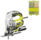 Confezione Seghetto alternativo RYOBI - 680 W - 105 mm - 10 lame - legno - plastica - bi-metallo - 102 mm - RAK10JSB